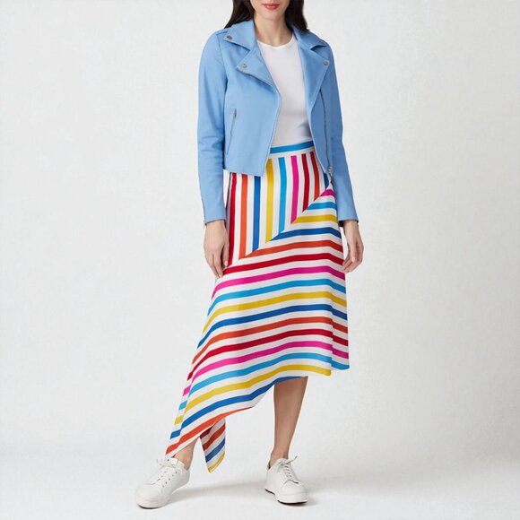 Color Me Courtney Dennis Biker Jacket Size 4 - Picture 5 of 14